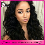  Brazilian Virgin Human Hair Full Lace Wig Loose Wave